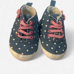 Walmart Women's Blue and Navy First-shoes-baby-shoes